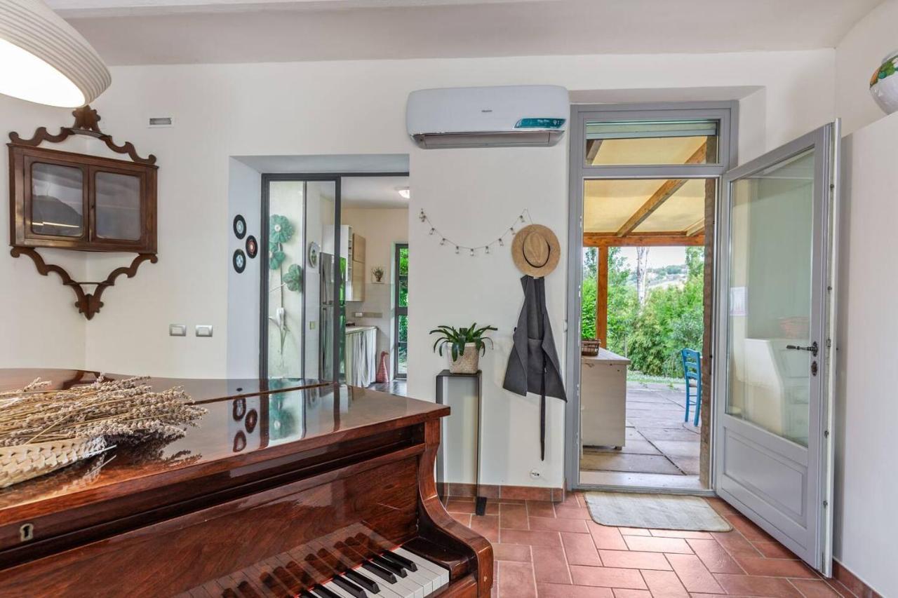 Grande Villa Storica Per Vacanze Con Giardino Privato E Piscina Ostra エクステリア 写真